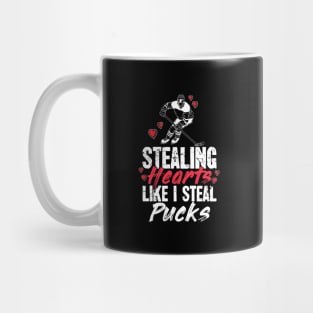 Stealing hearts like I steal pucks Mug